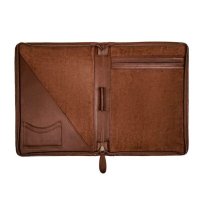 Leather document folder
